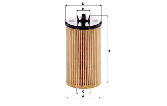 Oljefilter HU 612/2 x Mann, bild 4