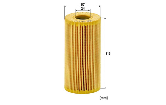 oljefilter HU 618 y Mann, bild 2