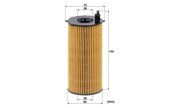 Oljefilter HU820/2X Mann, bild 5
