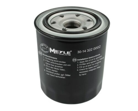 Oljefilter MEYLE-ORIGINAL Quality 30-14 322 0002