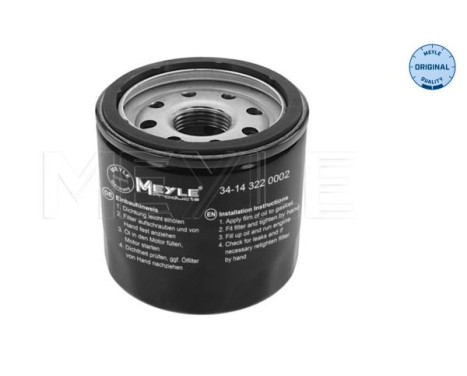 Oljefilter MEYLE-ORIGINAL Quality 34-14 322 0002