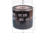 Oljefilter OC 232 Mahle