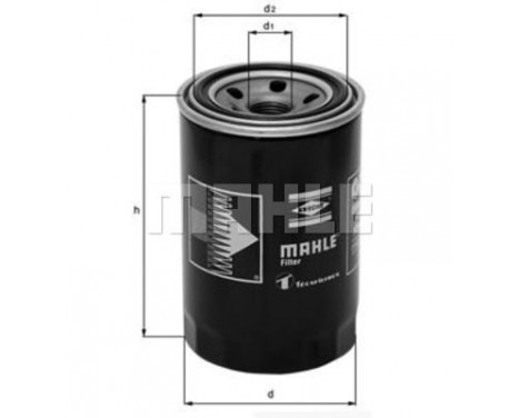 Oljefilter OC 274 Mahle, bild 2