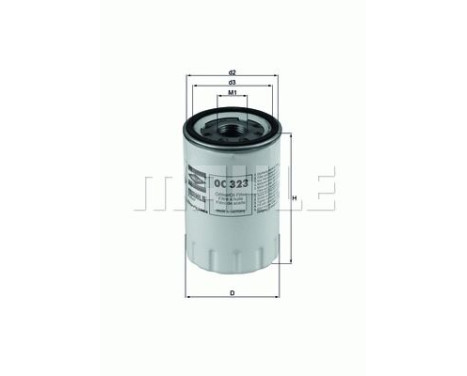 Oljefilter OC 323 Mahle, bild 2