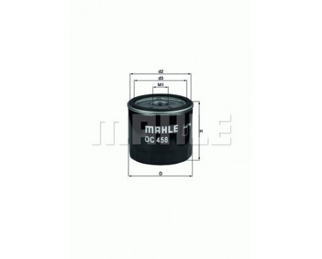 Oljefilter OC 458 Mahle, bild 2