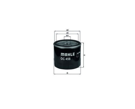 Oljefilter OC 458 Mahle, bild 4