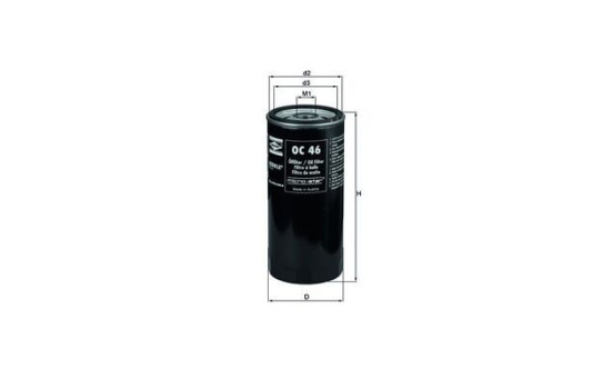 Oljefilter OC 46 Mahle, bild 4