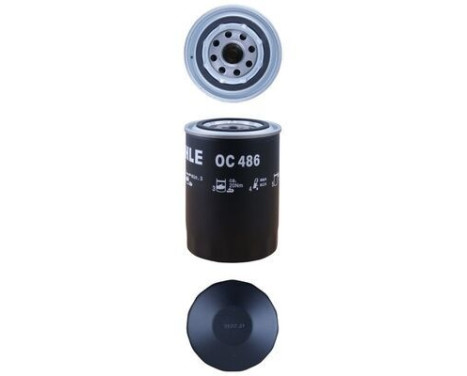 Oljefilter OC 486 Mahle, bild 3