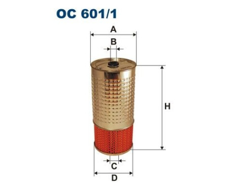 Oljefilter OC 601/1 Filtron