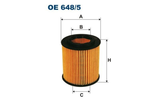 Oljefilter OE 648/5 Filtron