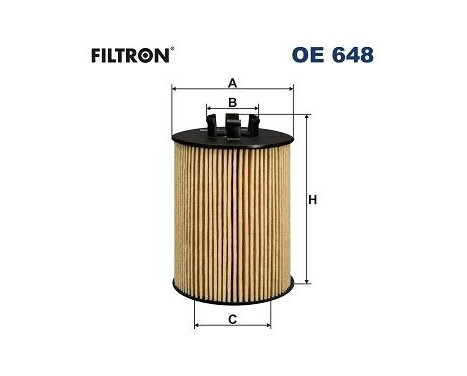 Oljefilter OE 648 Filtron