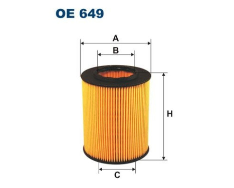 Oljefilter OE 649 Filtron