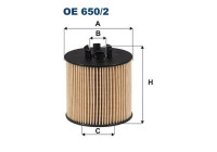 Oljefilter OE 650/2 Filtron