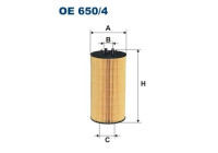 Oljefilter OE 650/4 Filtron