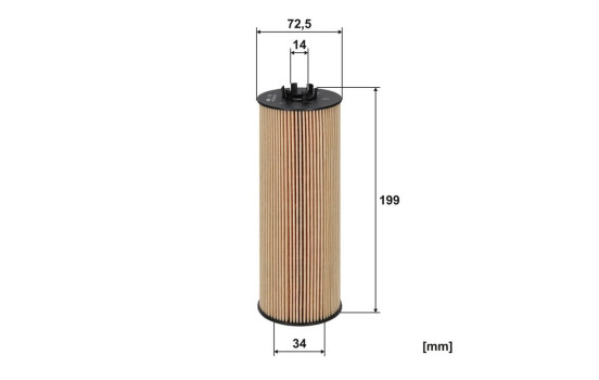 Oljefilter OE 650 Filtron, bild 2
