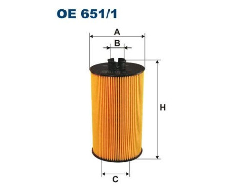 Oljefilter OE 651/1 Filtron
