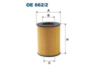 Oljefilter OE 662/2 Filtron