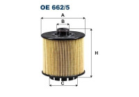 Oljefilter OE 662/5 Filtron