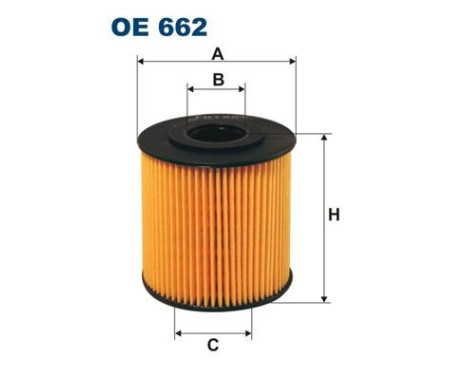 Oljefilter OE 662 Filtron