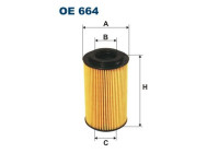 Oljefilter OE 664 Filtron