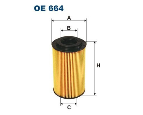 Oljefilter OE 664 Filtron