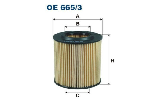 Oljefilter OE 665/3 Filtron