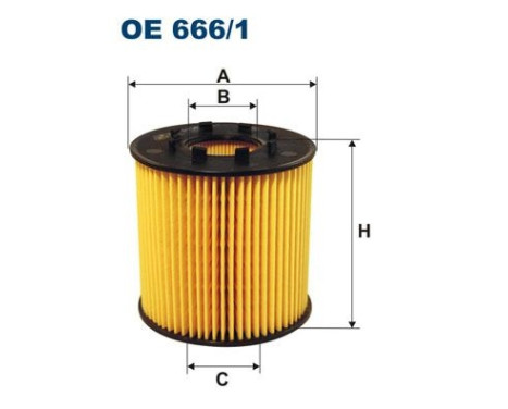Oljefilter OE 666/1 Filtron
