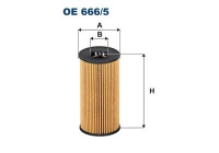 Oljefilter OE 666/5 Filtron