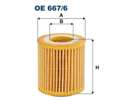 Oljefilter OE 667/6 Filtron