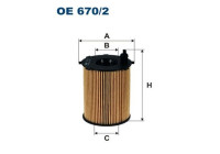 Oljefilter OE 670/2 Filtron