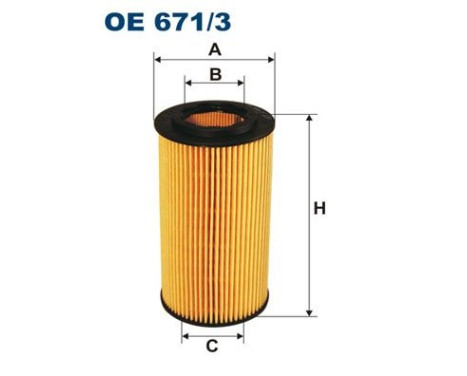 Oljefilter OE 671/3 Filtron