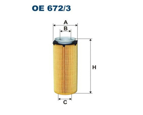 Oljefilter OE 672/3 Filtron