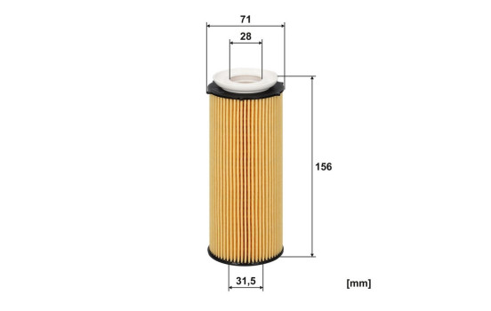 Oljefilter OE 672/3 Filtron, bild 2