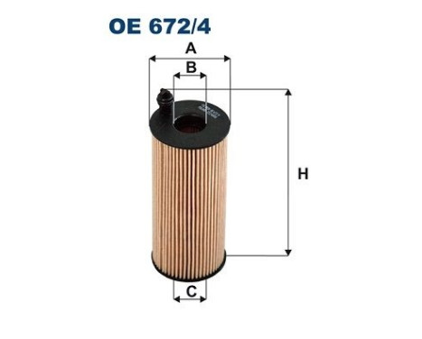 Oljefilter OE 672/4 Filtron