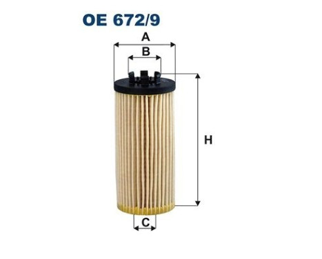 Oljefilter OE 672/9 Filtron
