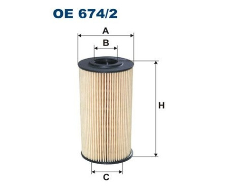 Oljefilter OE 674/2 Filtron