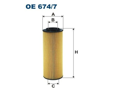 Oljefilter OE 674/7 Filtron