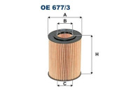 Oljefilter OE 677/3 Filtron