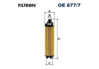 Oljefilter OE 677/7 Filtron