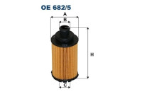 Oljefilter OE 682/5 Filtron