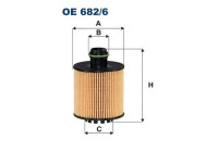 Oljefilter OE 682/6 Filtron