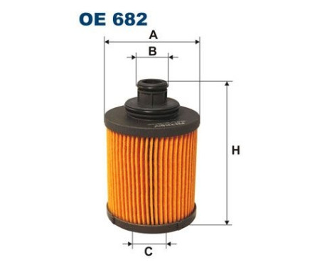 Oljefilter OE 682 Filtron