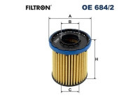 Oljefilter OE 684/2 Filtron