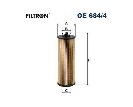 Oljefilter OE 684/4 Filtron