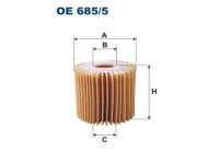 Oljefilter OE 685/5 Filtron