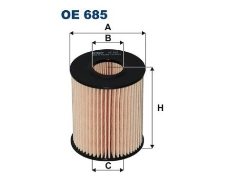 Oljefilter OE 685 Filtron
