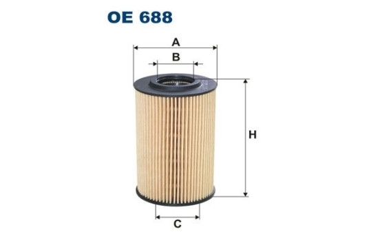 Oljefilter OE 688 Filtron