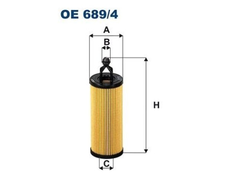 Oljefilter OE 689/4 Filtron