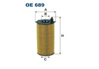 Oljefilter OE 689 Filtron