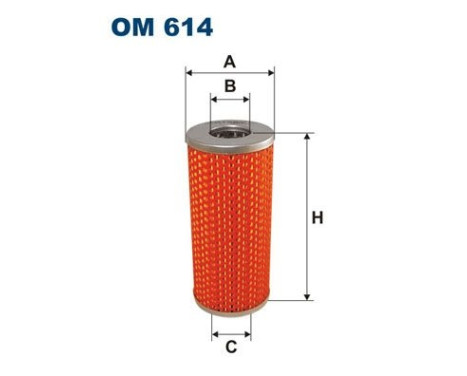 Oljefilter OM 614 Filtron